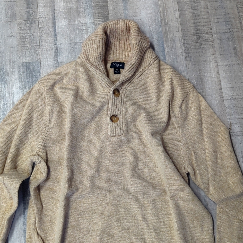 BRAND NEW J crew tan knitted sweater